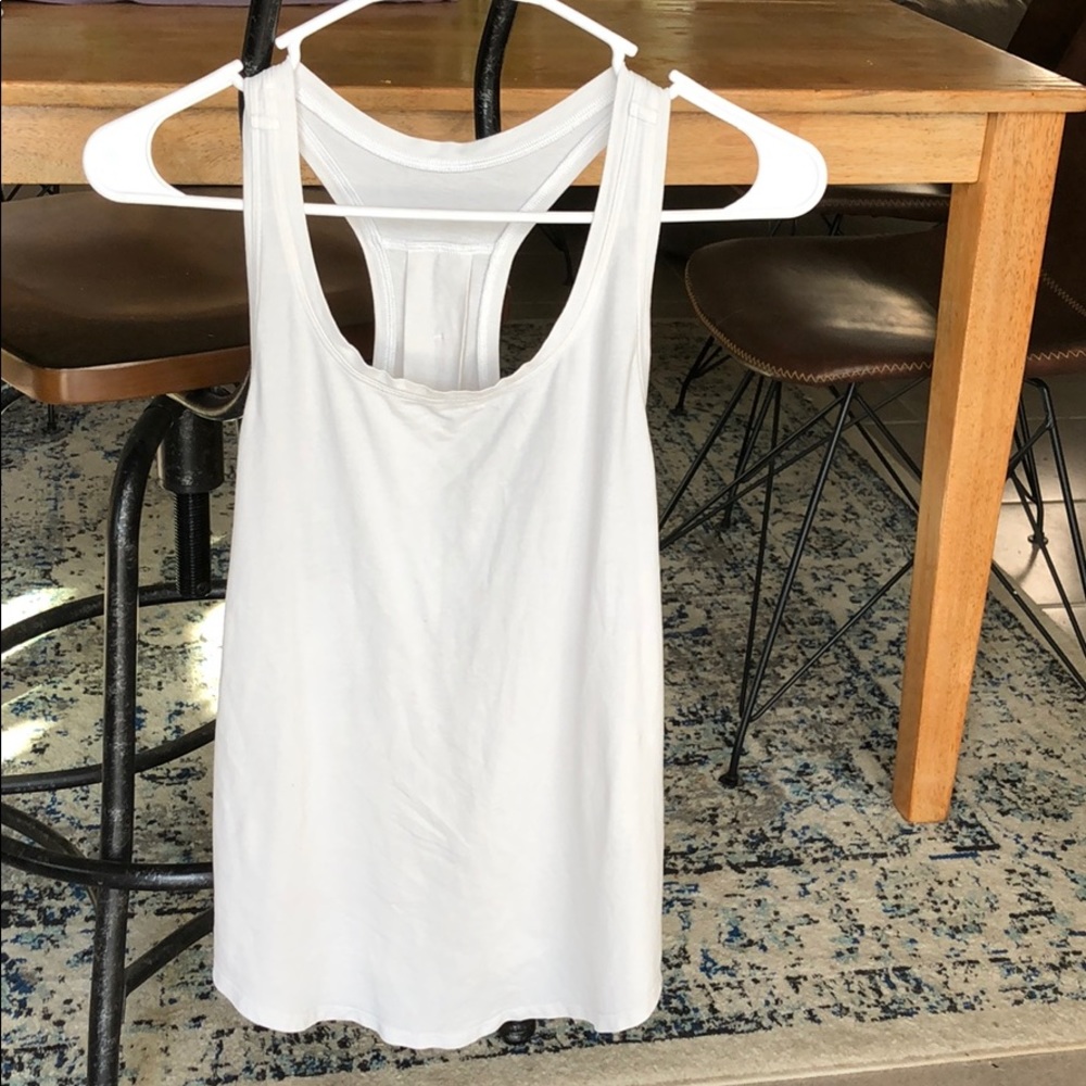 White lulu lemon tank